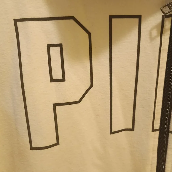 PINK Victoria's Secret Women's White and Gray Jacket - Picture 2 of 5